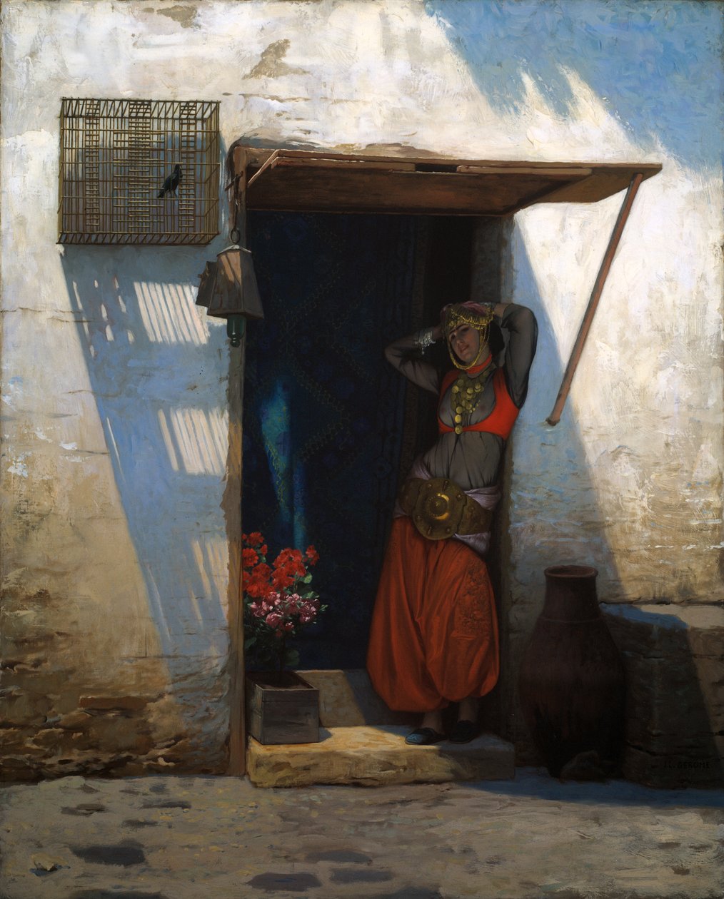 Femme du Caire à sa porte - Jean Leon Gerome