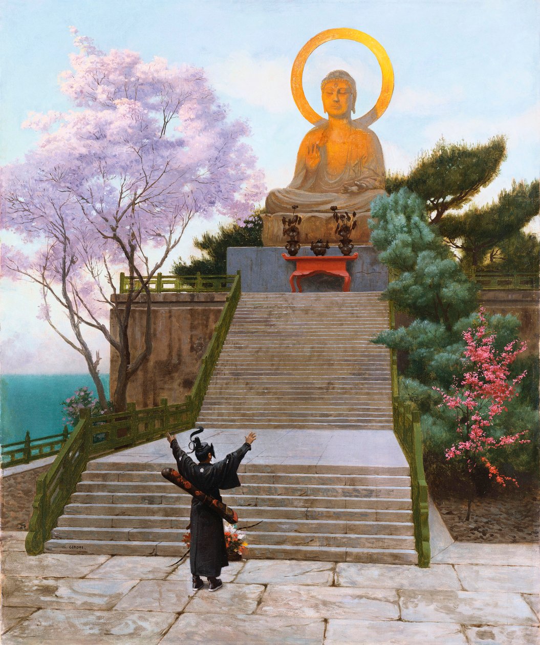 Japonais implorant une divinité - Jean Leon Gerome