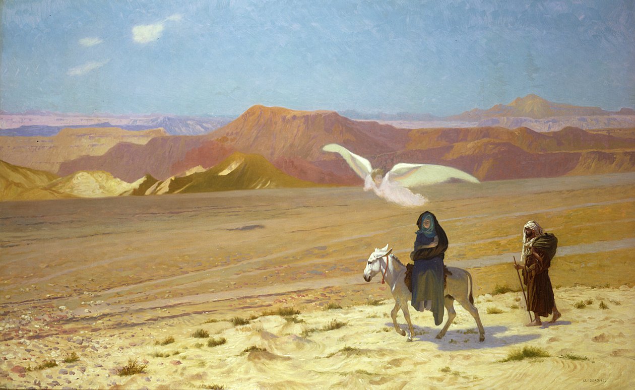 La Fuite en Égypte - Jean Leon Gerome