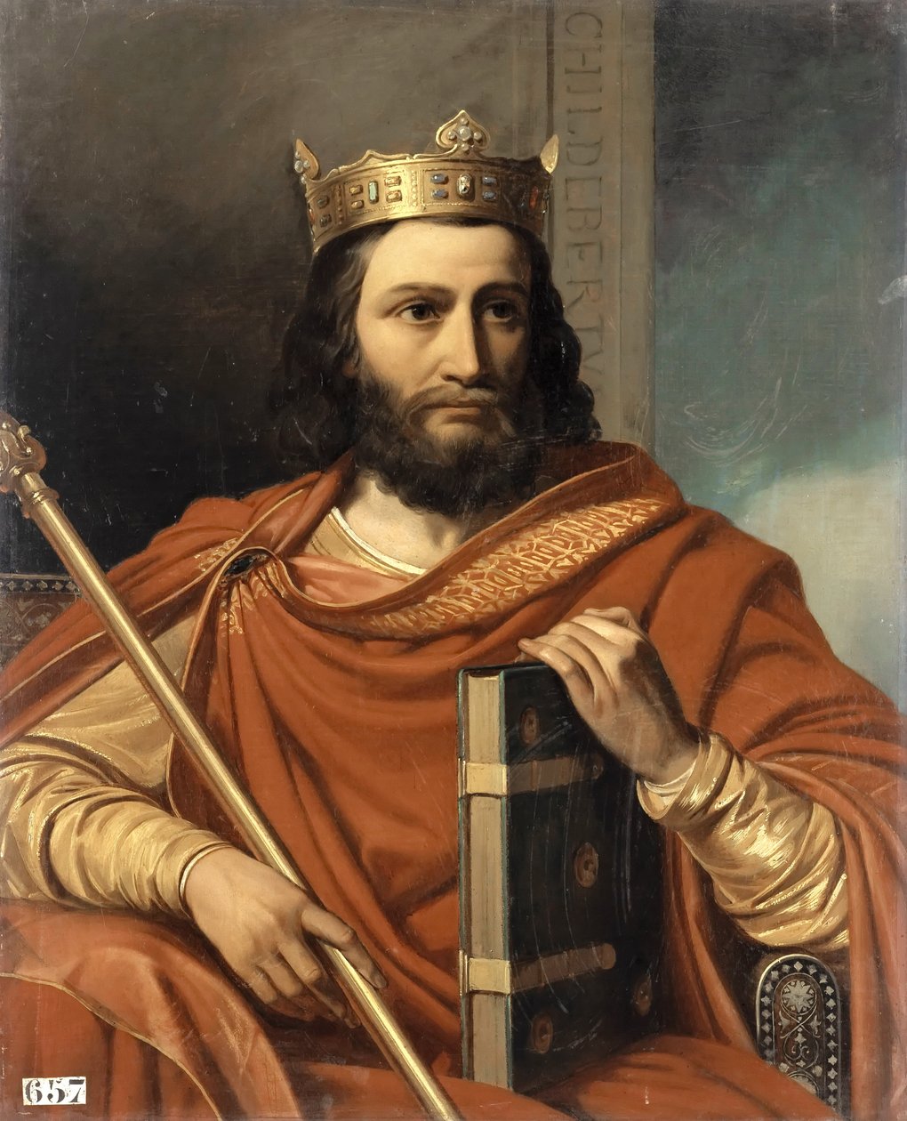 Childebert Ier, roi des Francs - Jean Louis Bezard