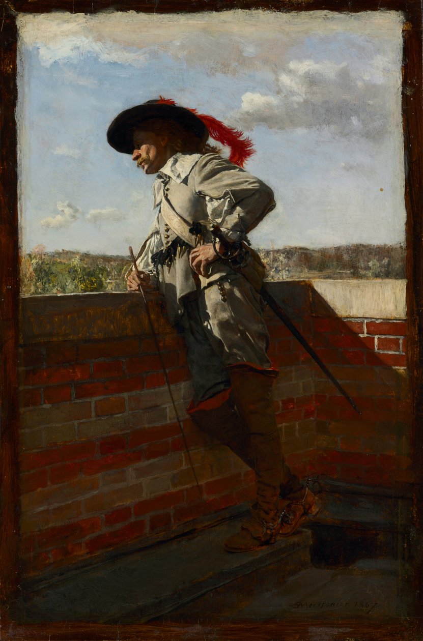 Sur une terrasse, 1867 - Jean Louis Ernest Meissonier