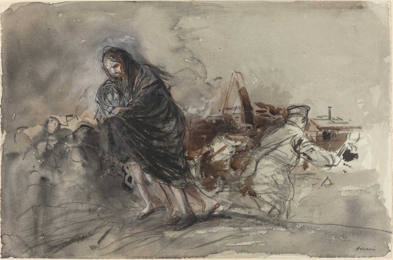 Après Douai, probablement 1918 - Jean Louis Forain
