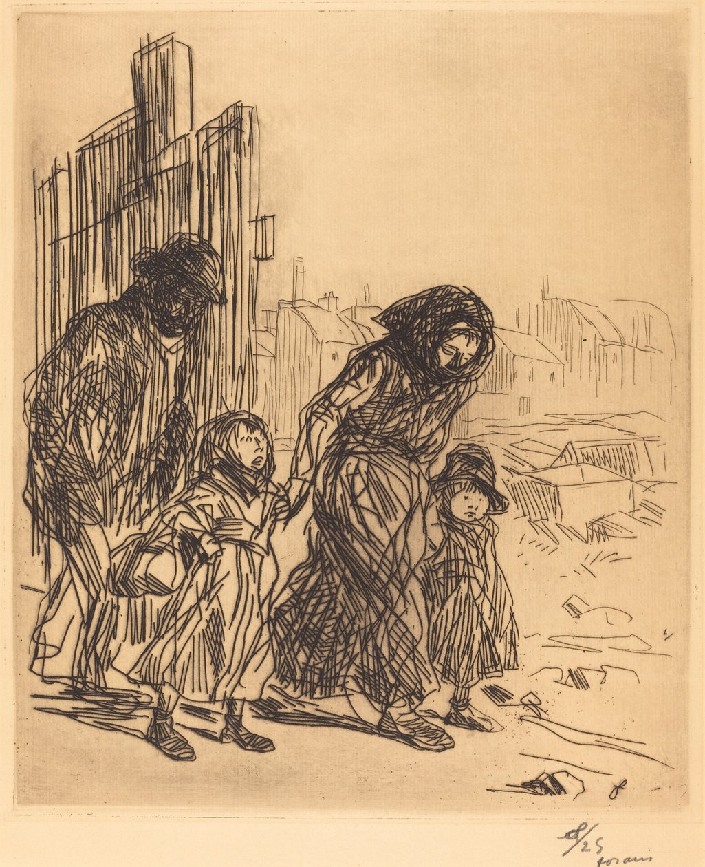 Après la saisie - Jean Louis Forain