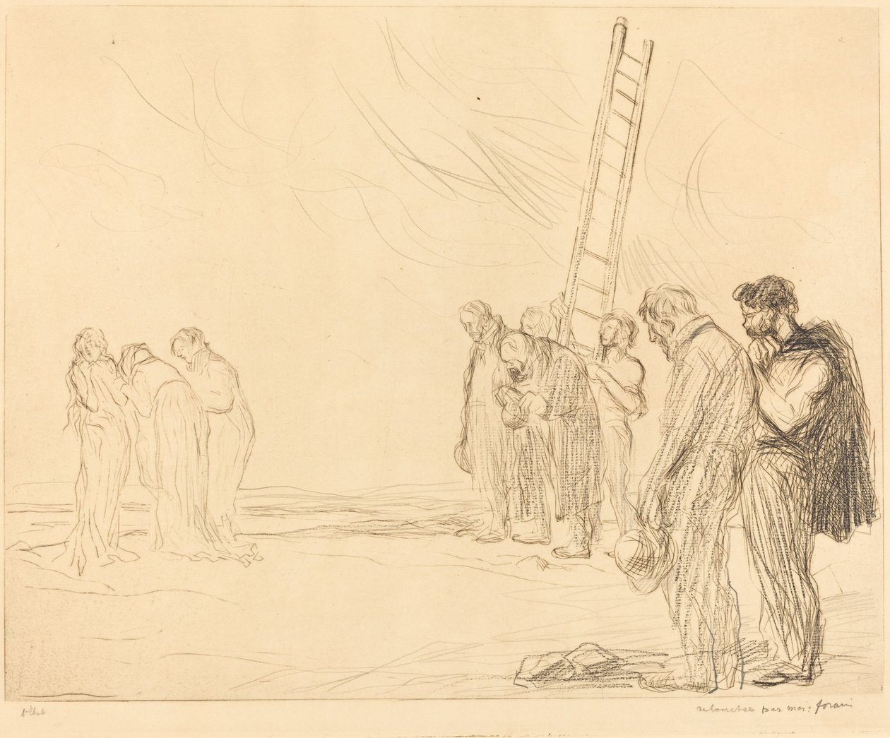 Calvaire (deuxième planche) - Jean Louis Forain