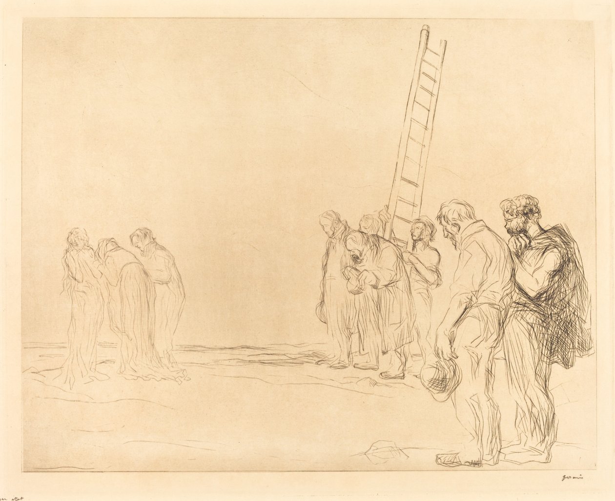 Calvaire (deuxième planche) - Jean Louis Forain