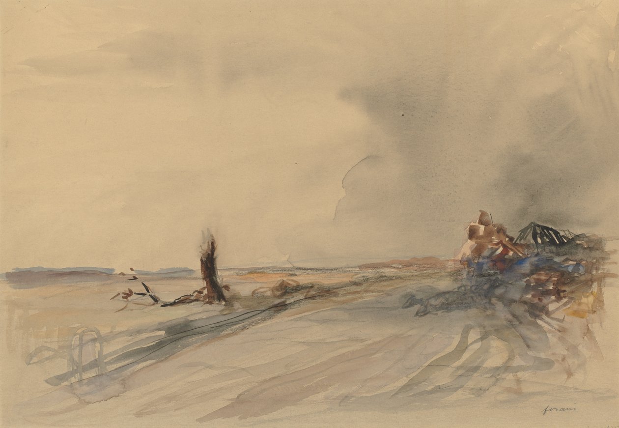 Terre dévastée (recto) - Jean Louis Forain