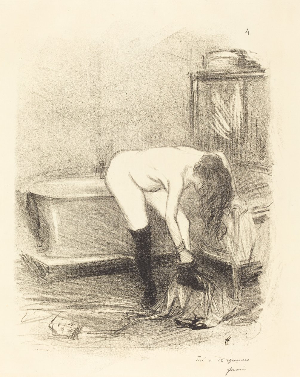 Le Bain (planche verticale) - Jean Louis Forain
