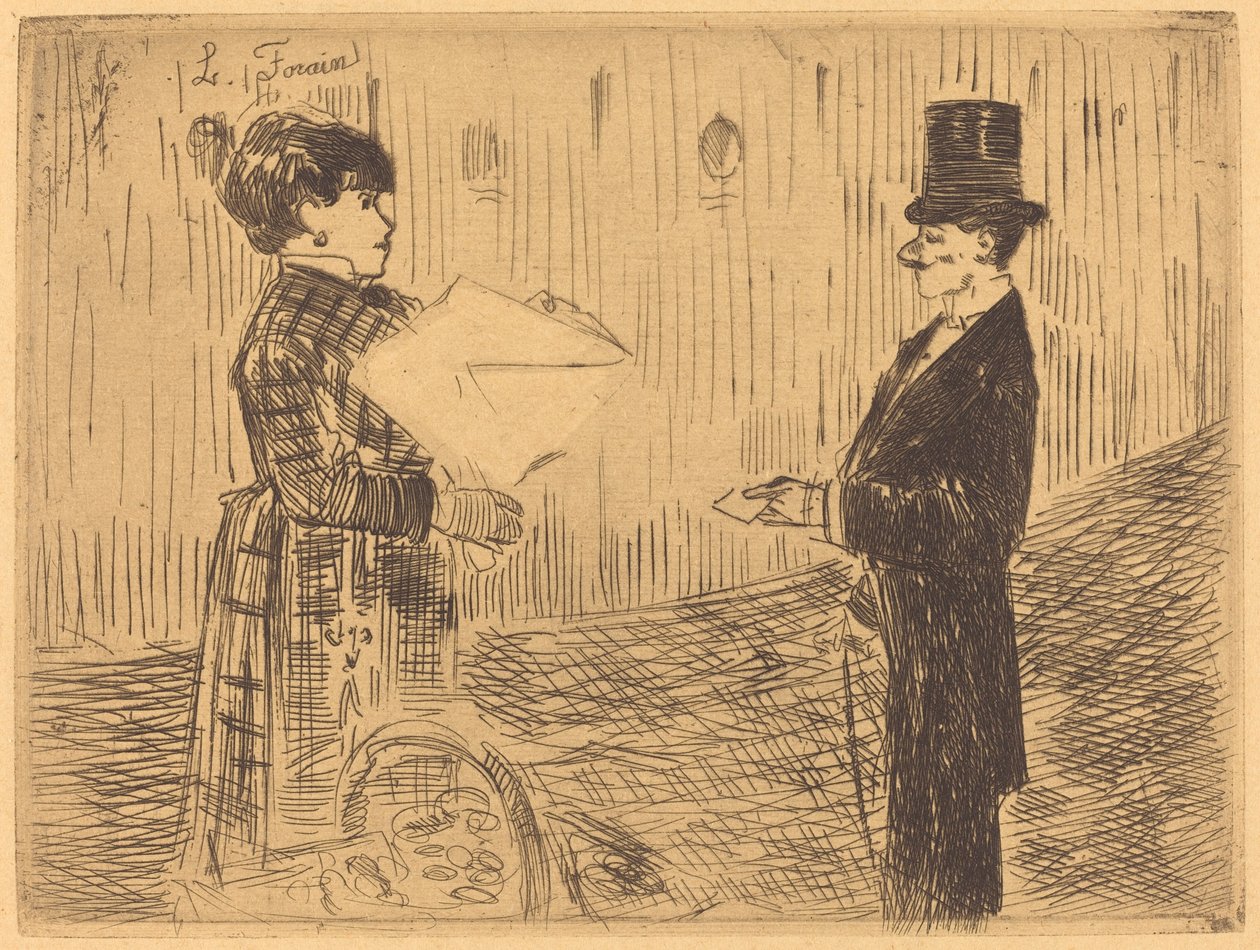 Le Bouquet - Jean Louis Forain