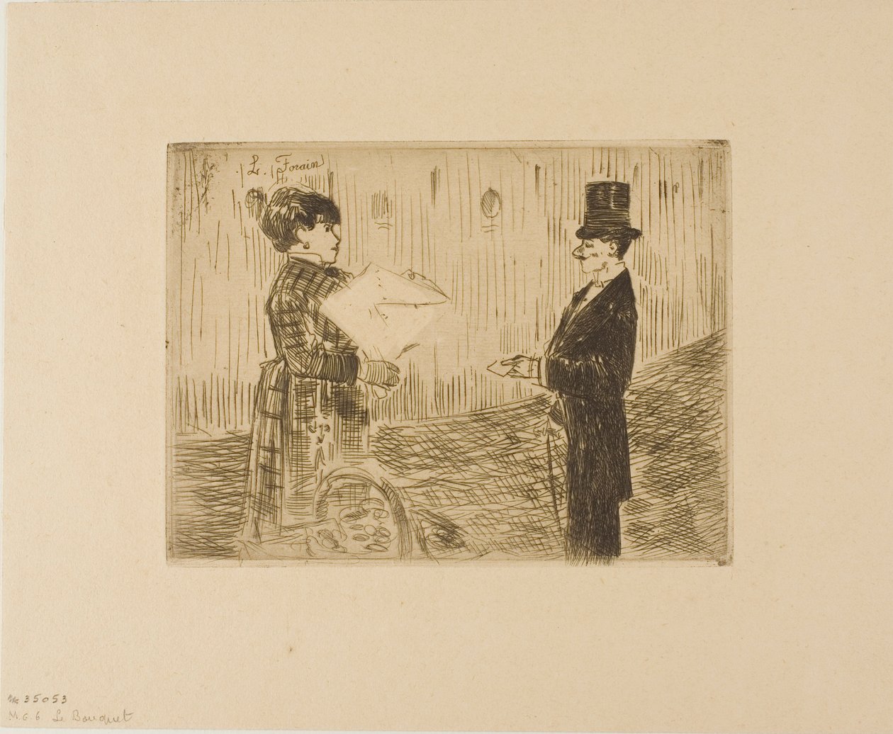 Le Bouquet - Jean Louis Forain