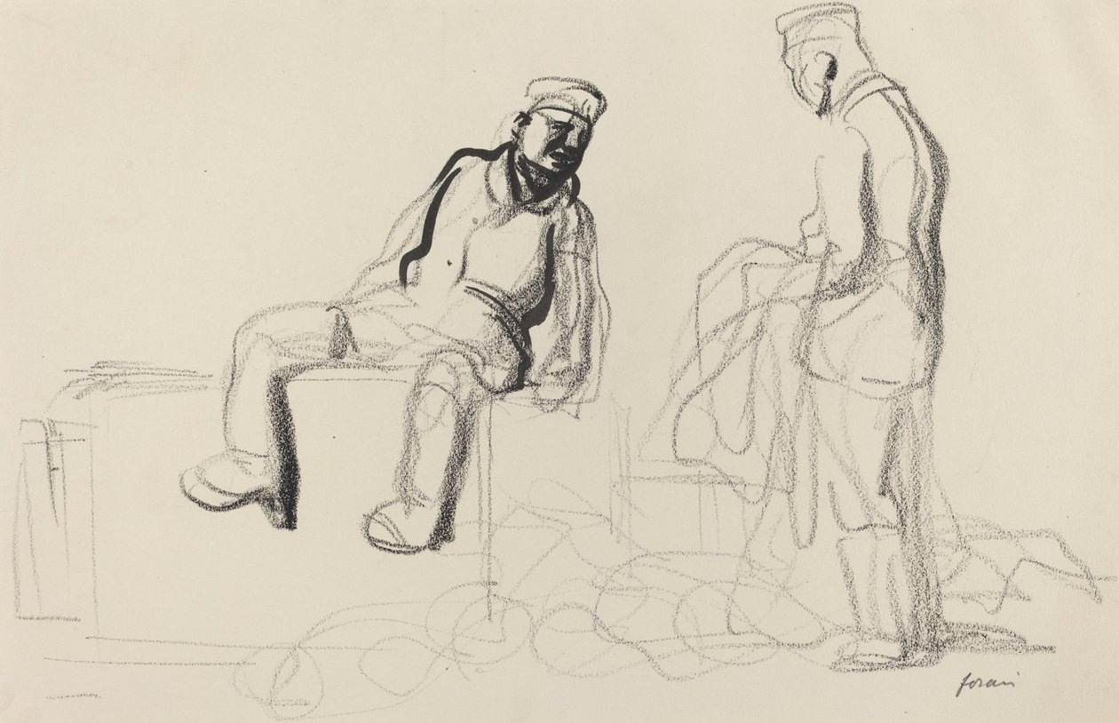 Le retrait économique, vers 1914-1919 - Jean Louis Forain