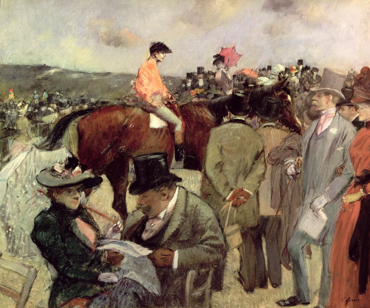 La course de chevaux, c.1890 - Jean Louis Forain