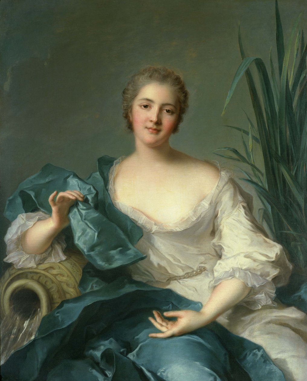 Portrait de Madame Marie-Henriette Bertolo de Pleneuf. - Jean Marc Nattier