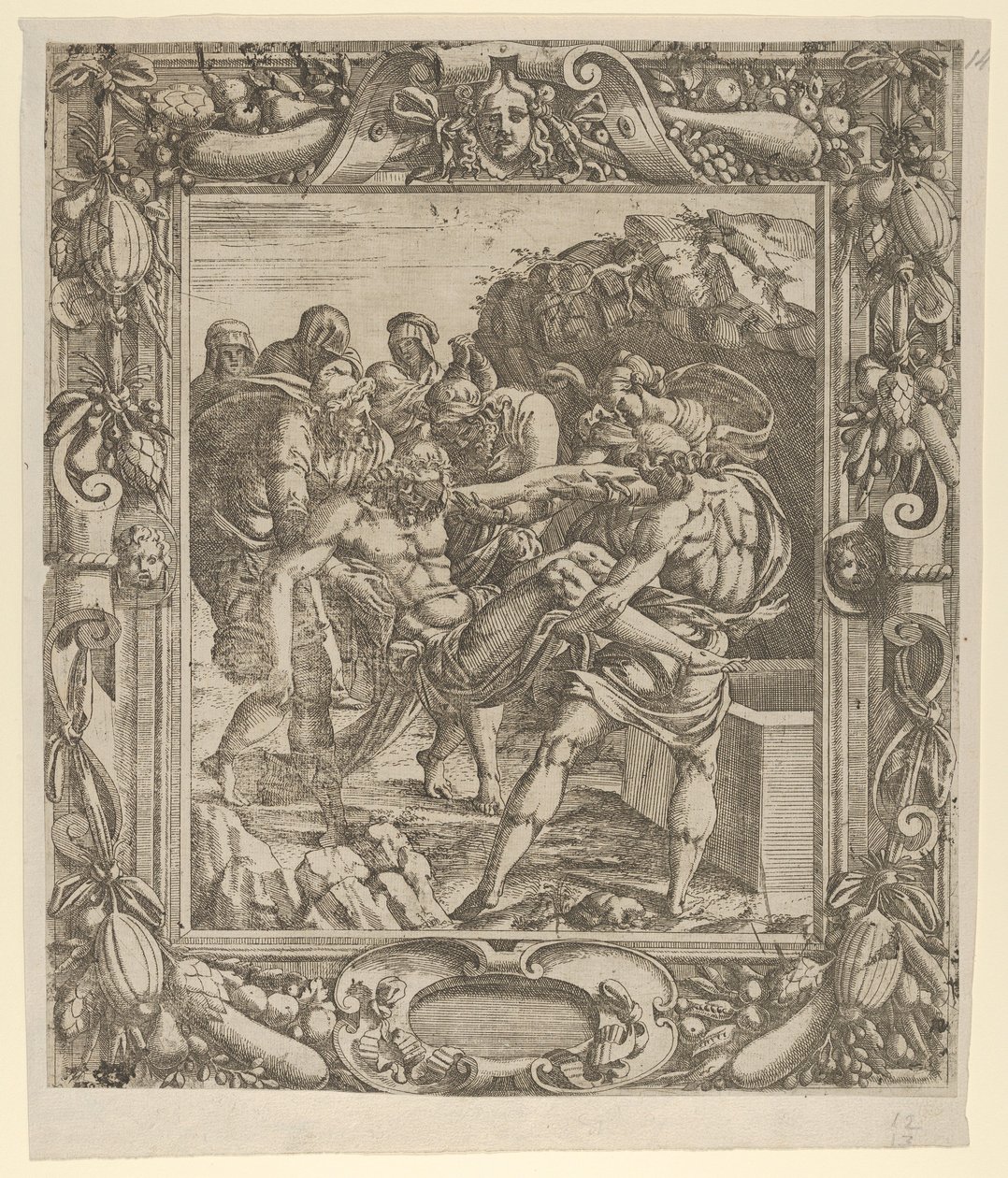 La mise au tombeau - Jean Mignon