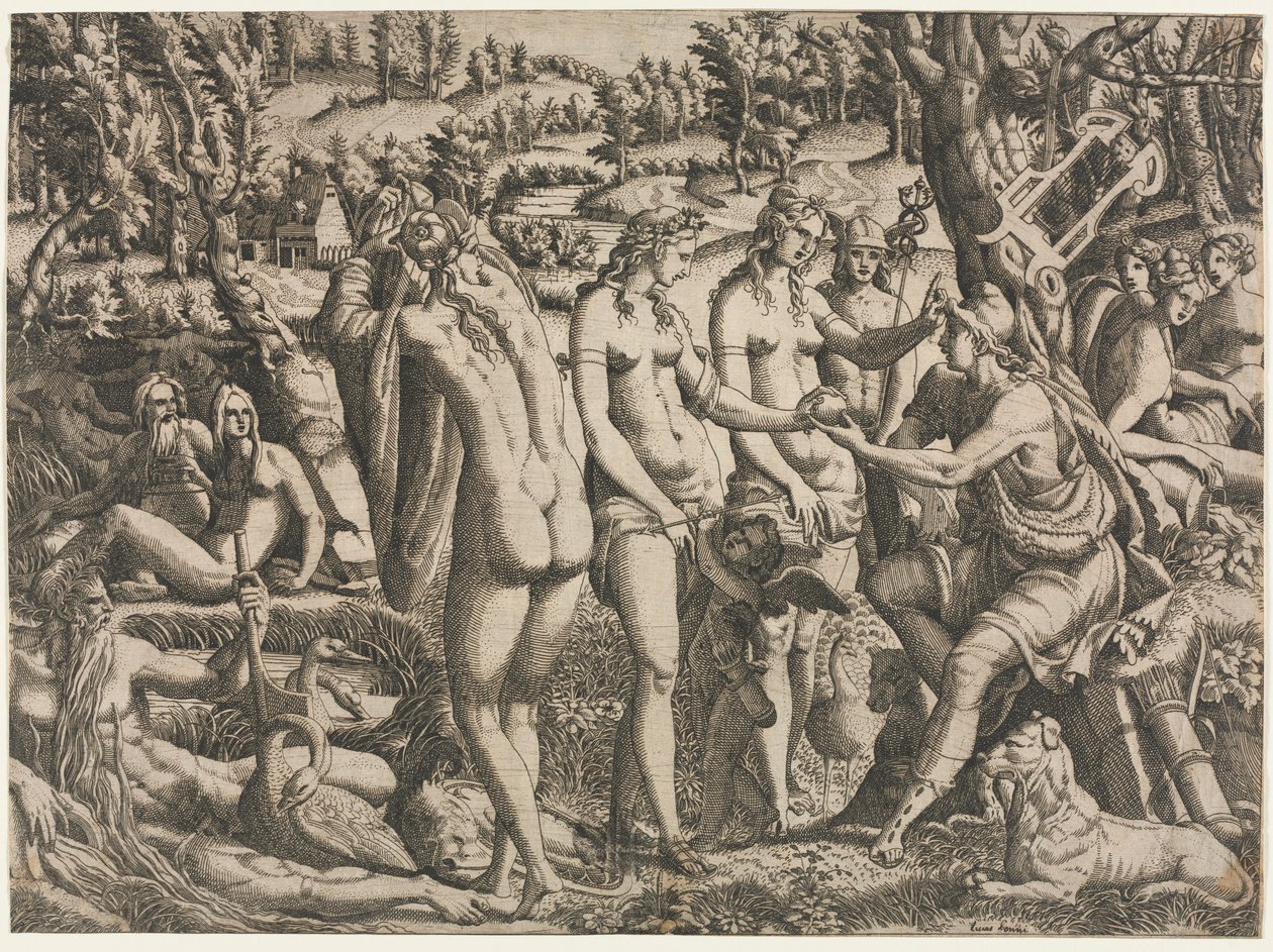 Le Jugement de Pâris, vers 1545 - Jean Mignon