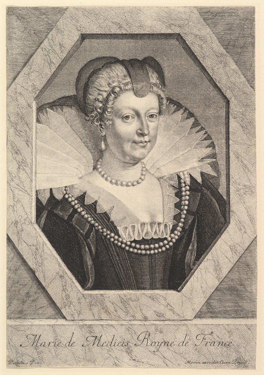 Marie de Médicis, reine de France - Jean Morin