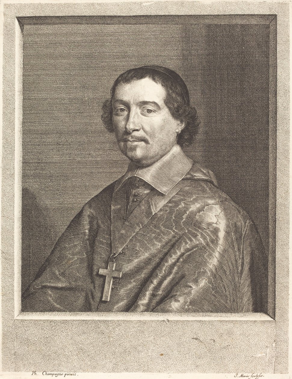 Pierre Berthier - Jean Morin after Philippe de Champaigne