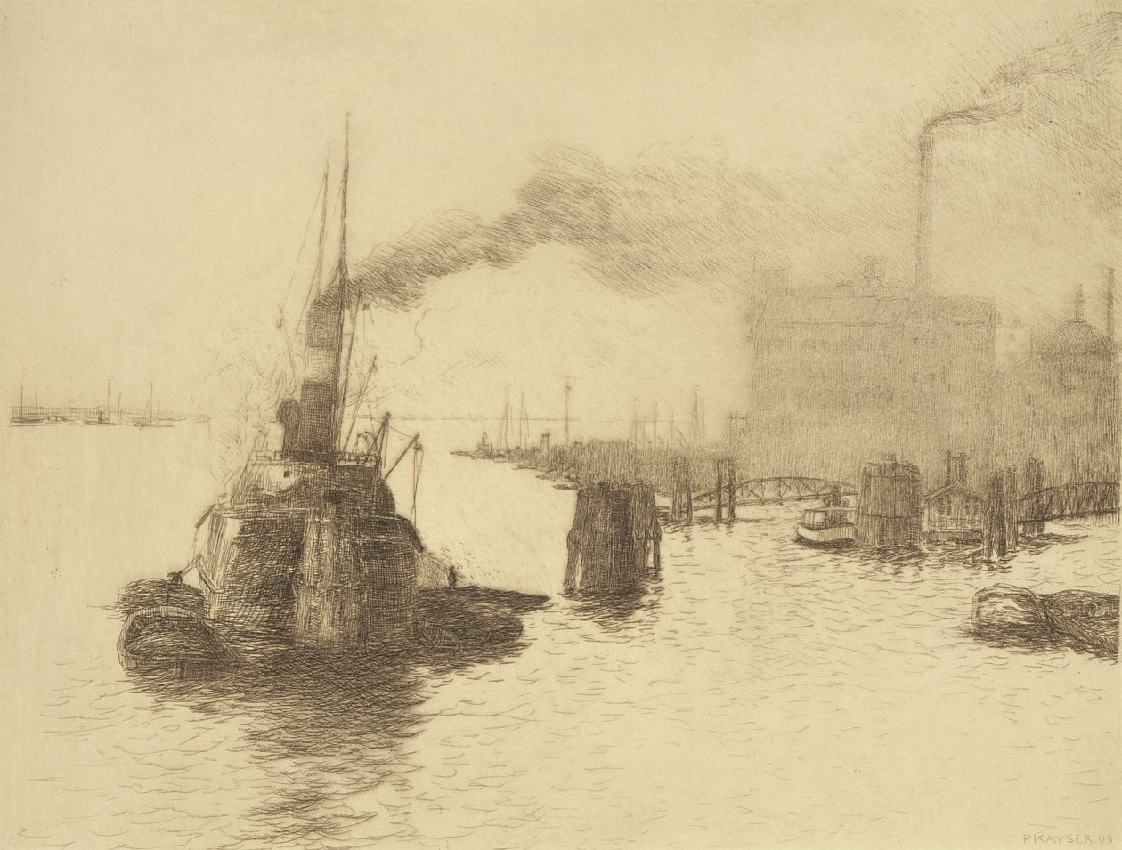 Port, 1904 - Jean Paul Kayser