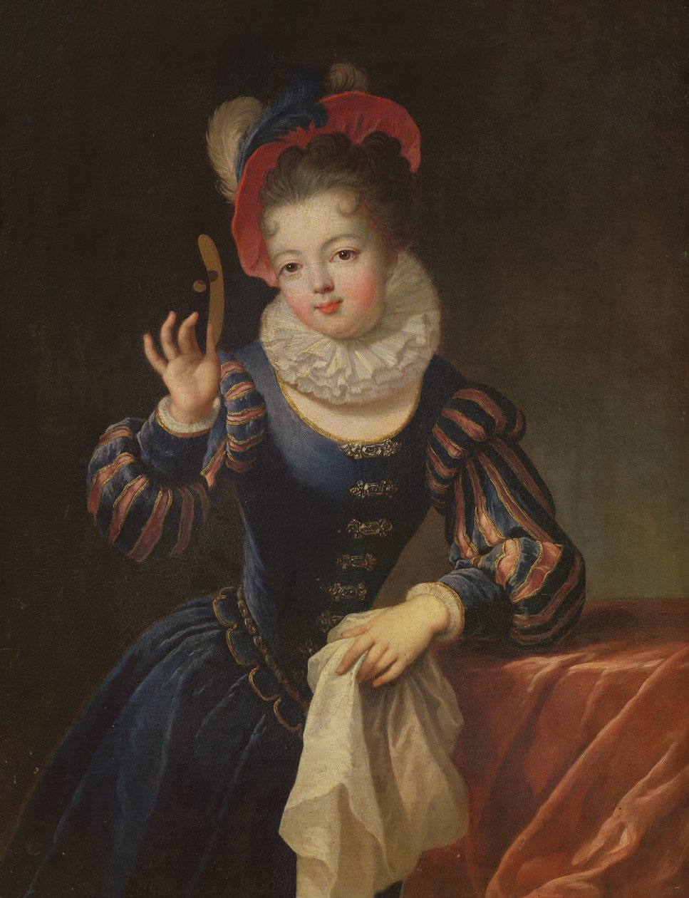 Jeune fille avec un masque - Jean Raoux