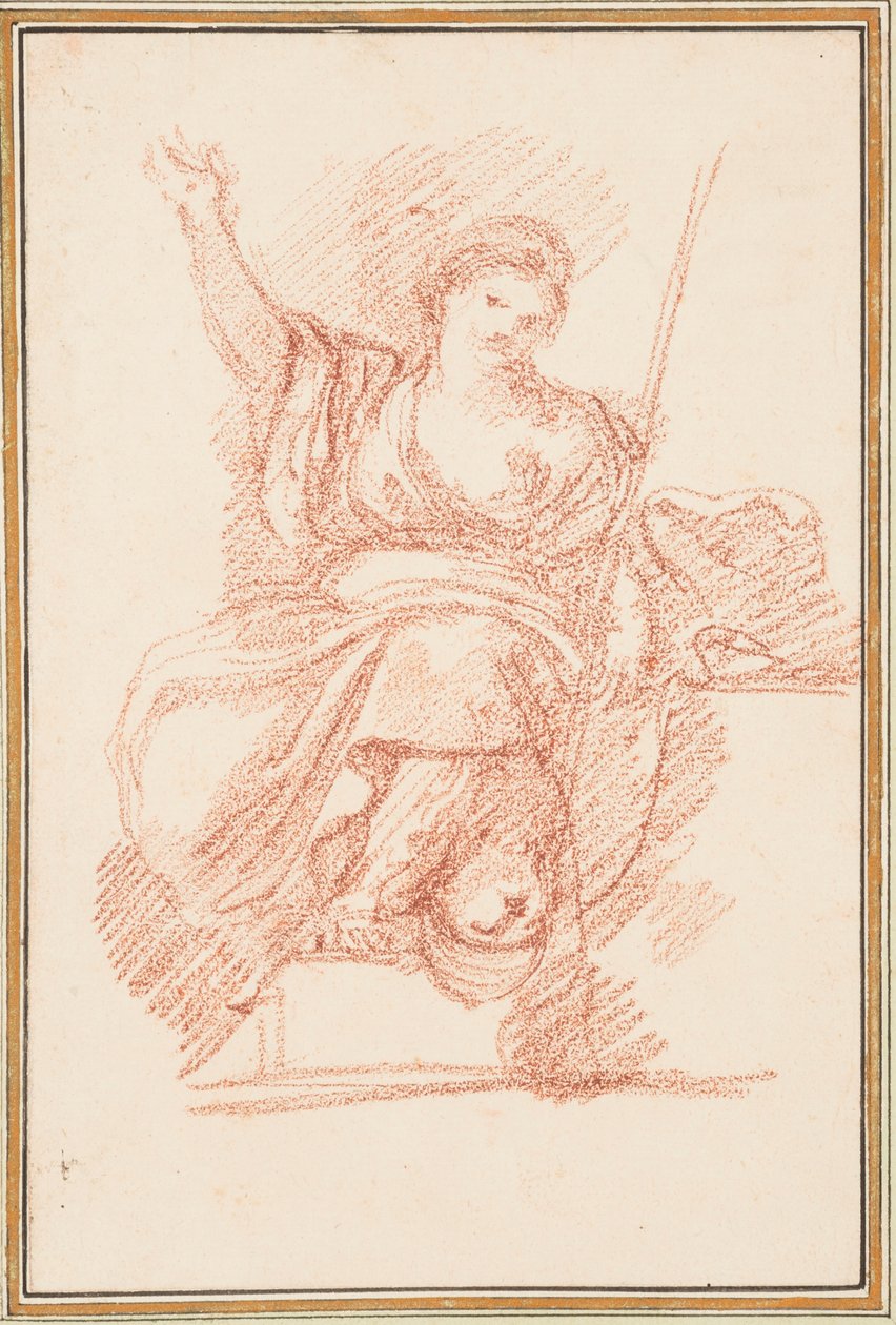 Figure allégorique assise - Jean Robert Ango