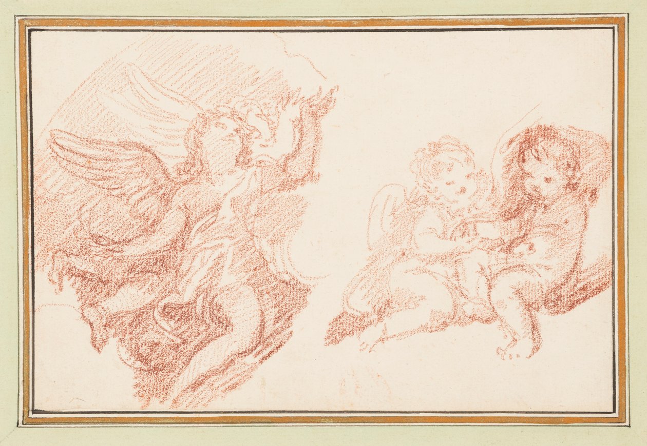 Trois putti - Jean Robert Ango