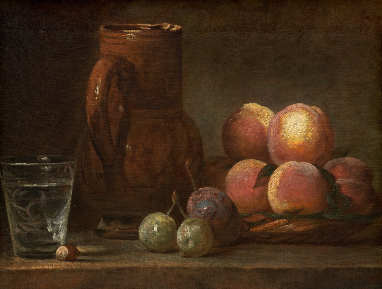 Fruit, pichet et un verre - Jean Baptiste Simeon Chardin