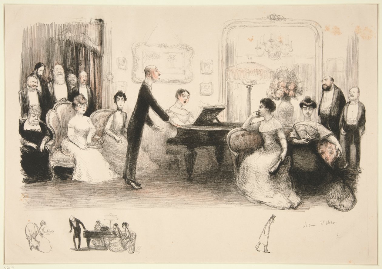 La soirée bourgeoise - Jean Veber