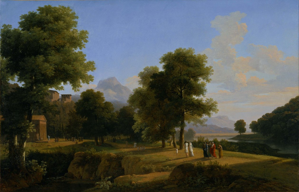 Paysage grec. - Jean Victor Bertin