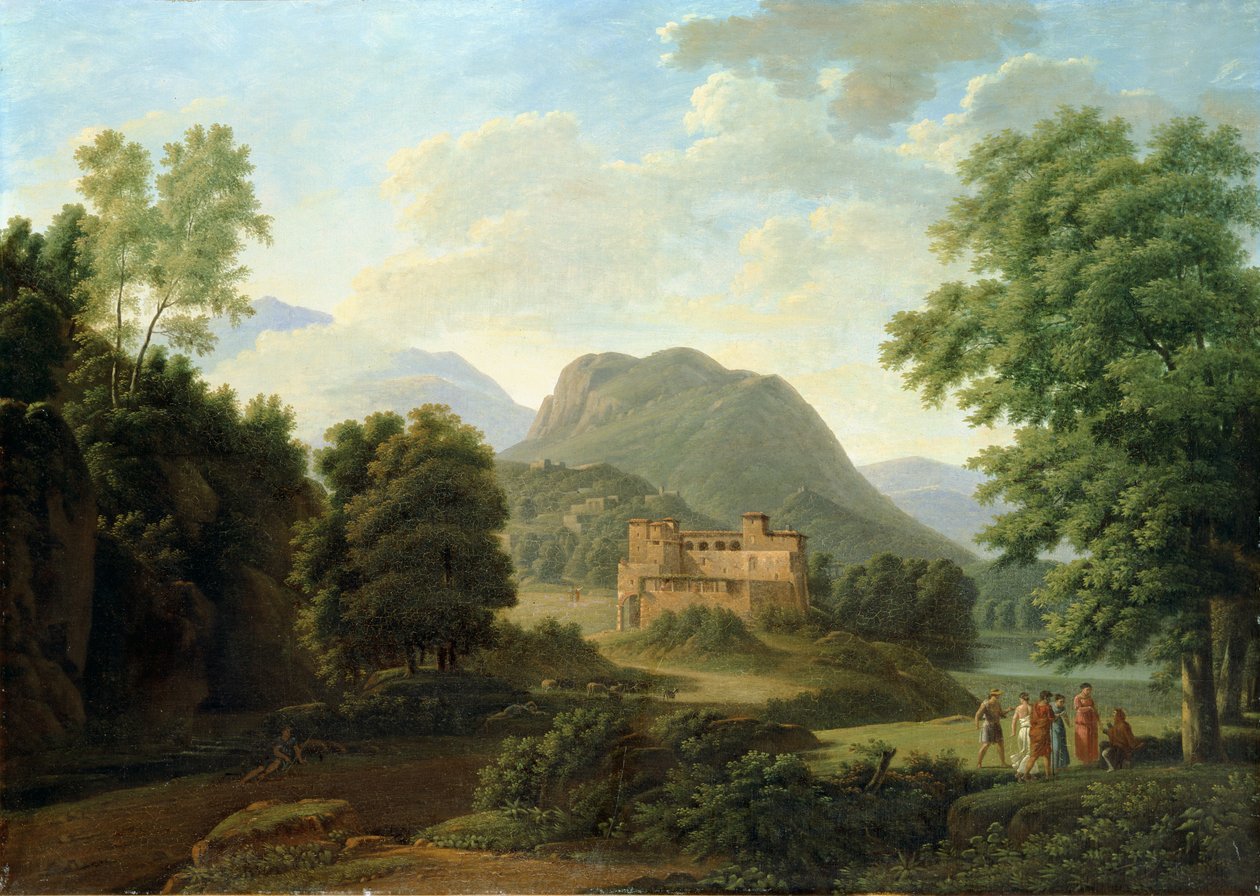 Paysage toscan, 1827 - Jean Victor Bertin