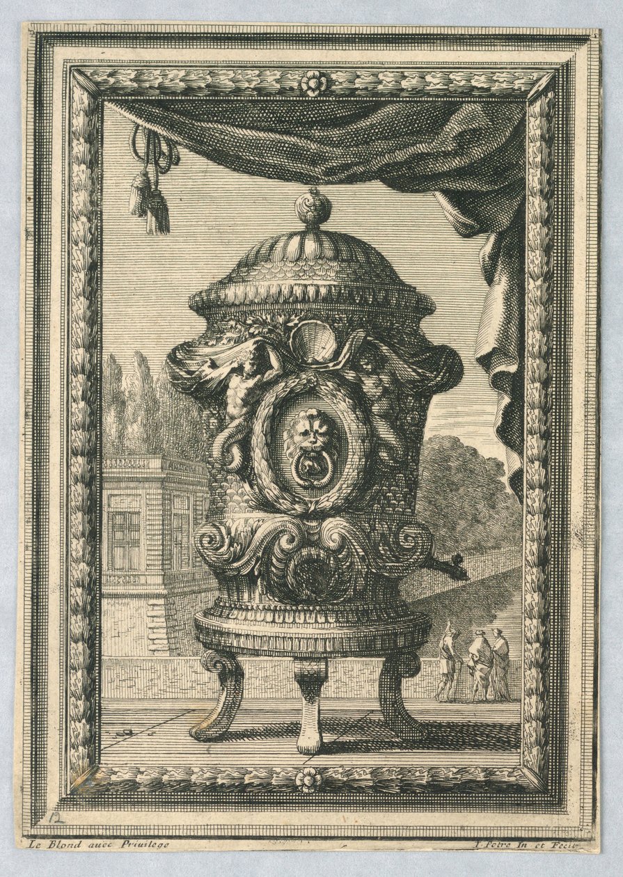 Design pour une urne - Jean le Pautre