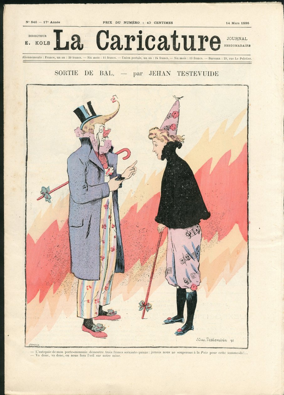 La Caricature (1880) - Jehan Testevuide