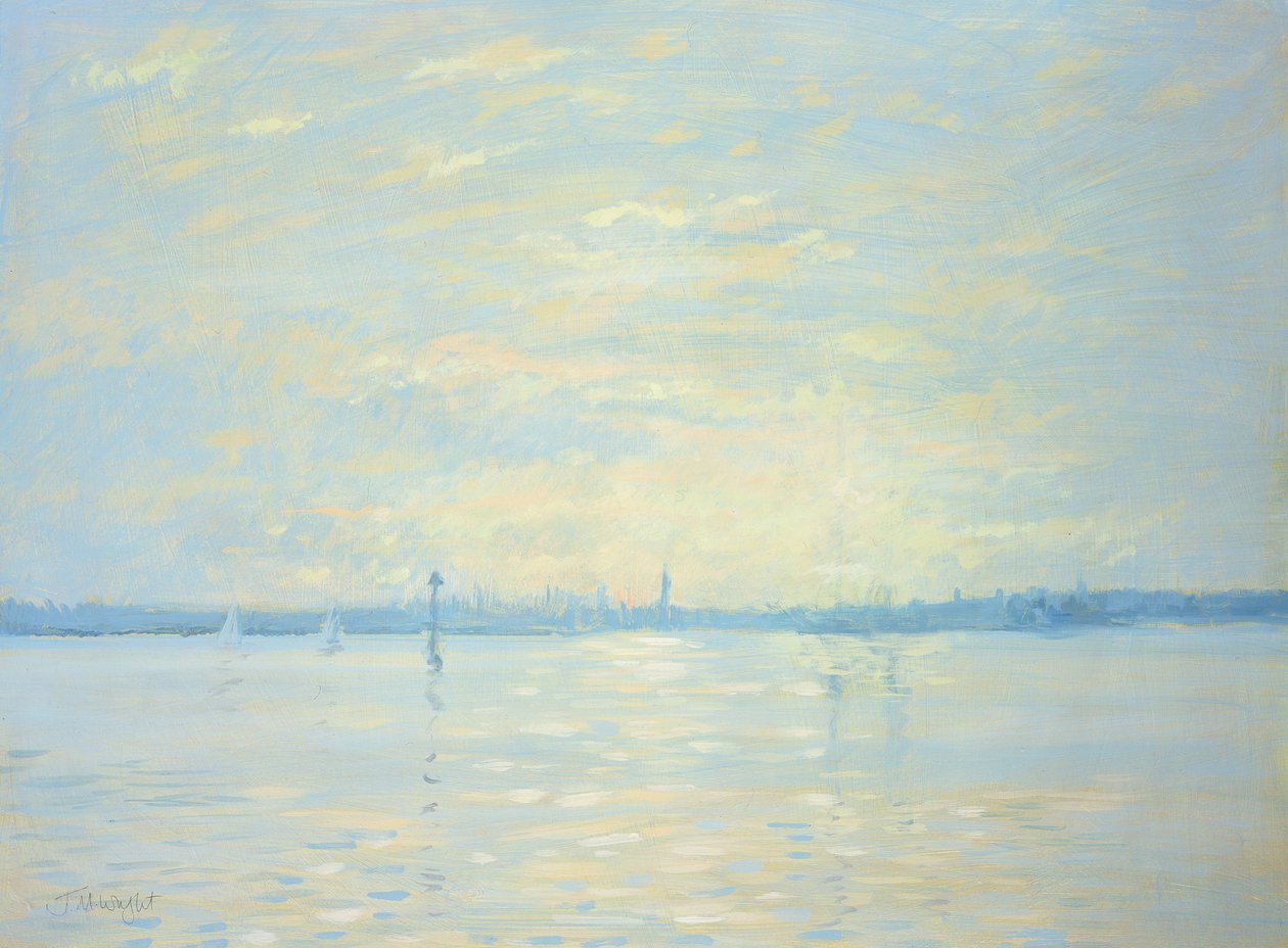 Southampton Water, Coucher de soleil, 1999 - Jennifer Wright