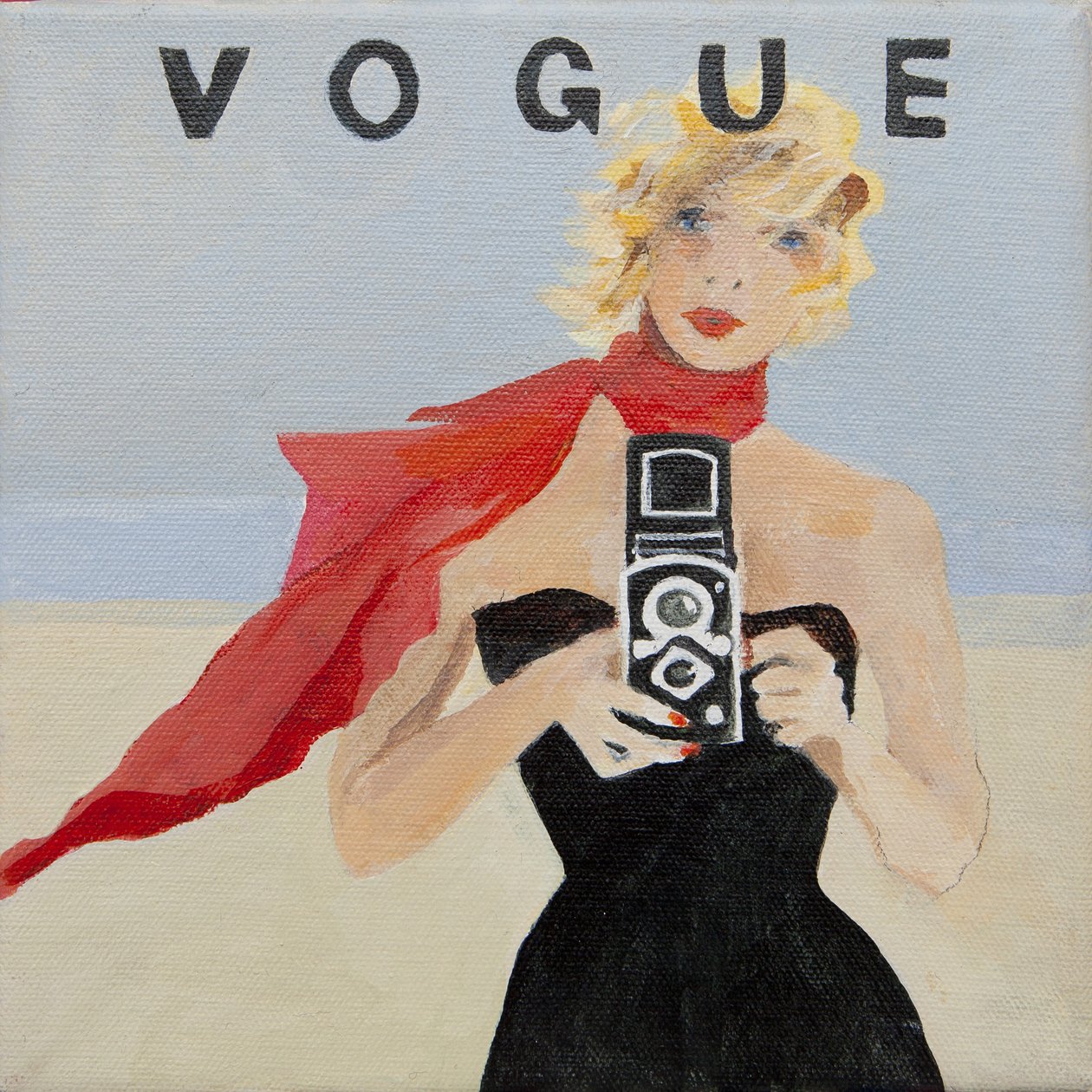 Couverture de Vogue (acrylique) - Jennifer Abbott