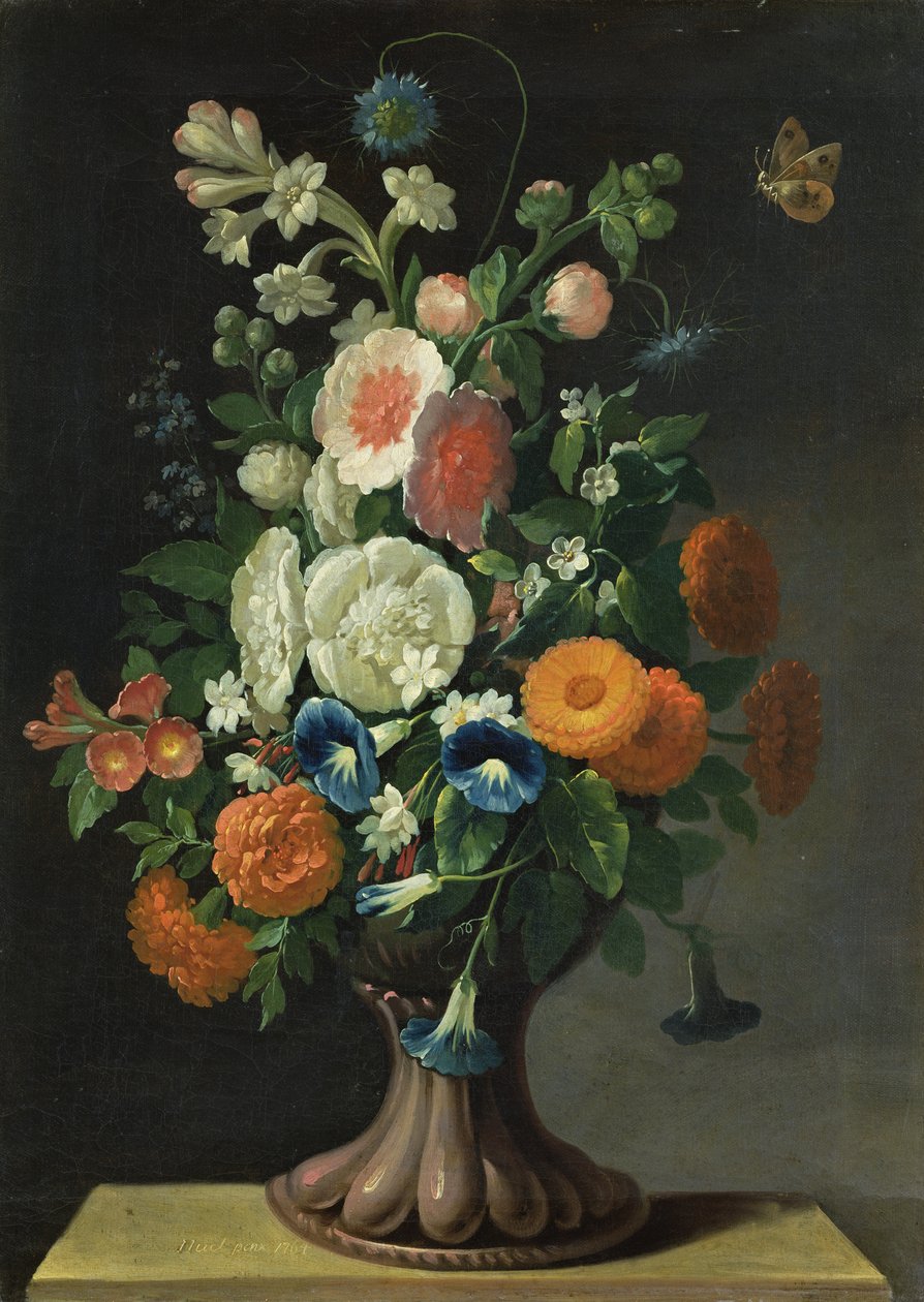 Nature Morte avec Fleurs, 1764 - Jens Juel