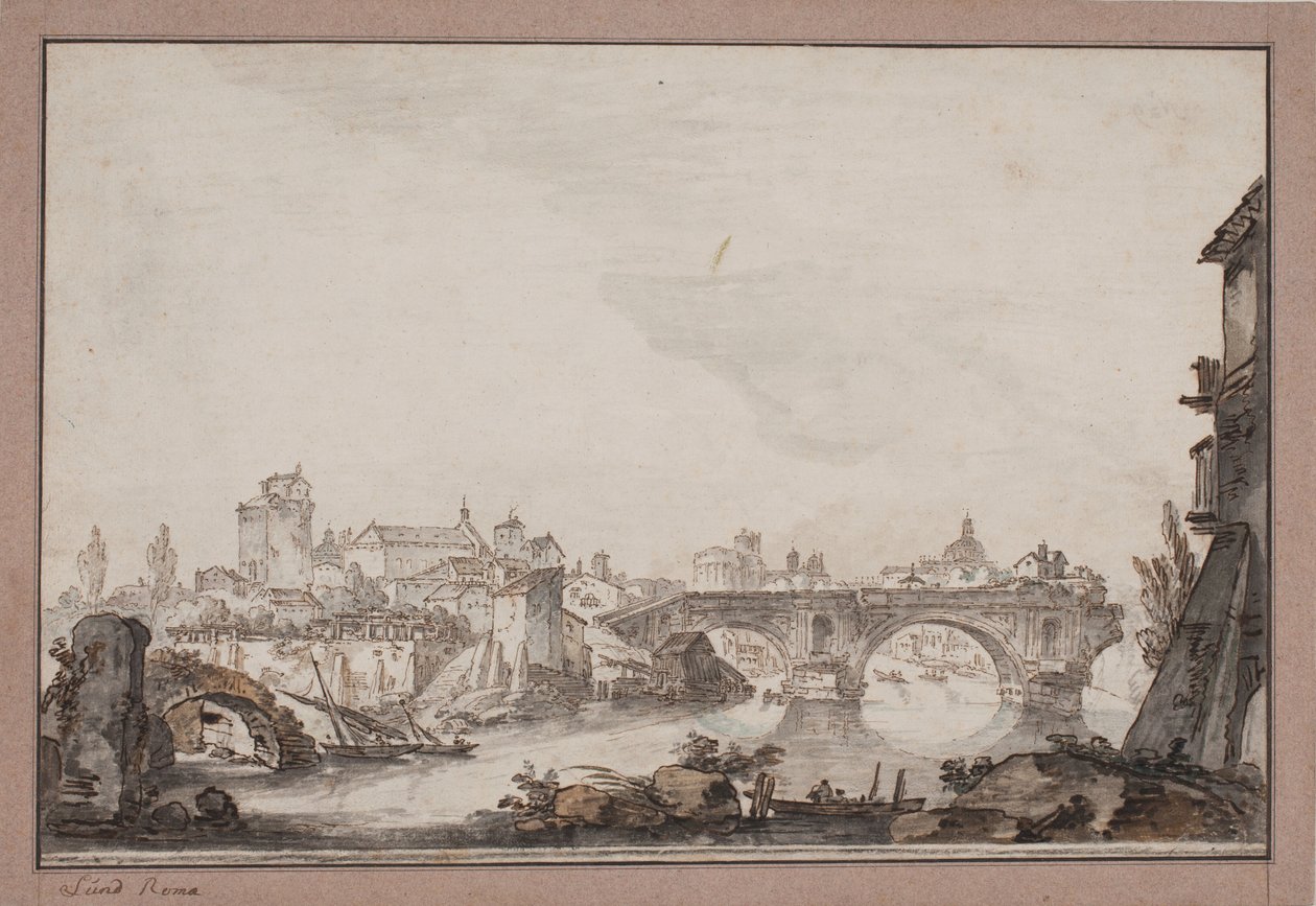 Caprice avec entre autres Ponte rotto. Rome - Jens Petersen Lund