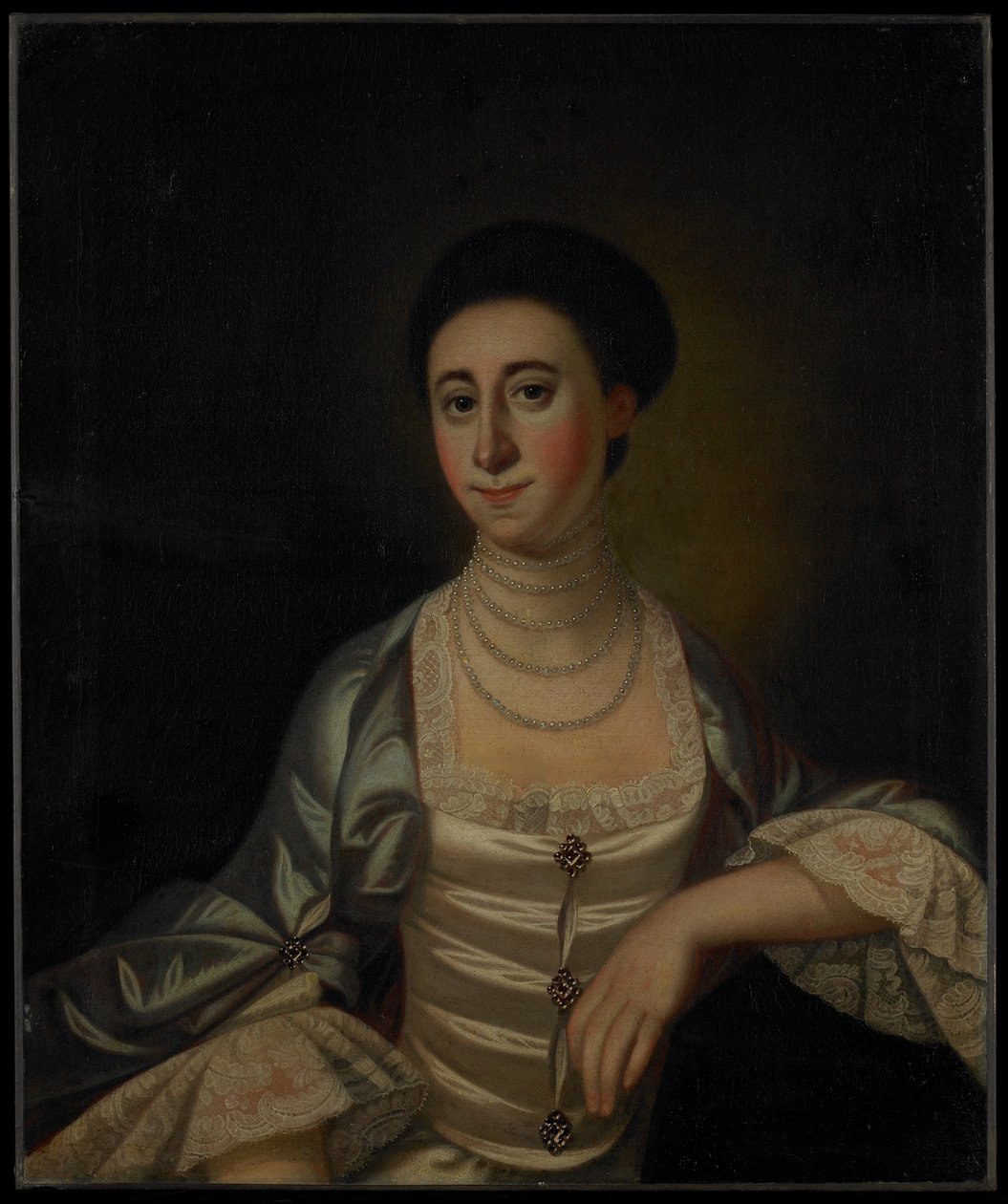 Portrait de Marcy Olney, c.1771 - Jeremiah Theus