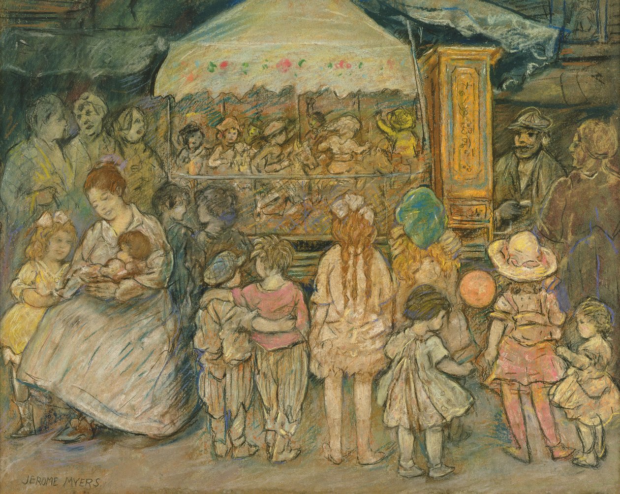 Carrousel, c.1924 - Jerome Myers