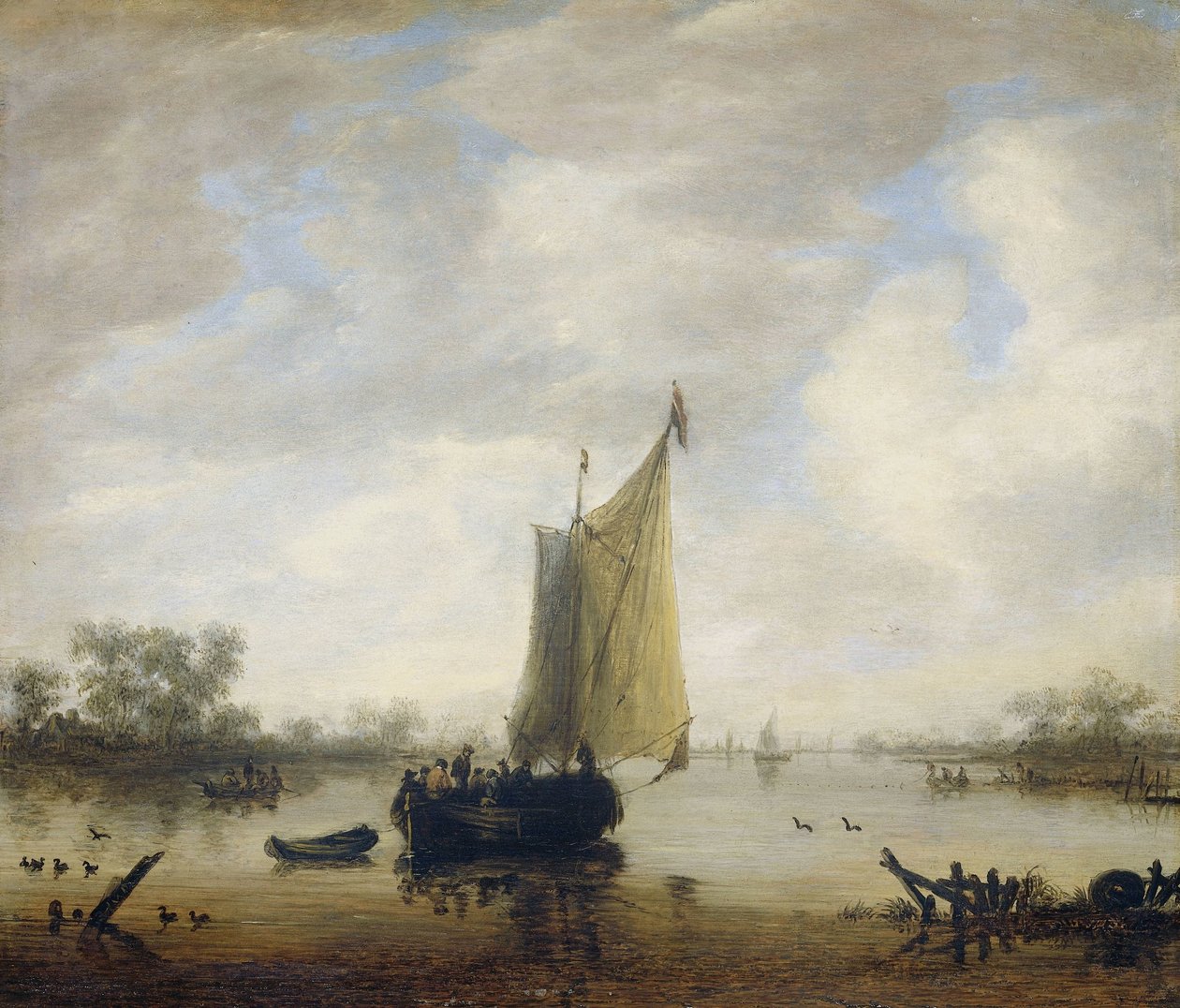 Vue de rivière - Jeronymus van Diest (II)