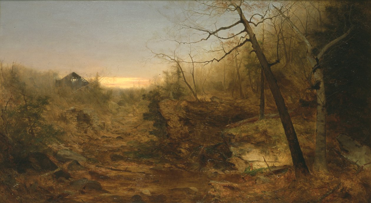 Automne, ruisseau du moulin, 1860 - Jervis McEntee