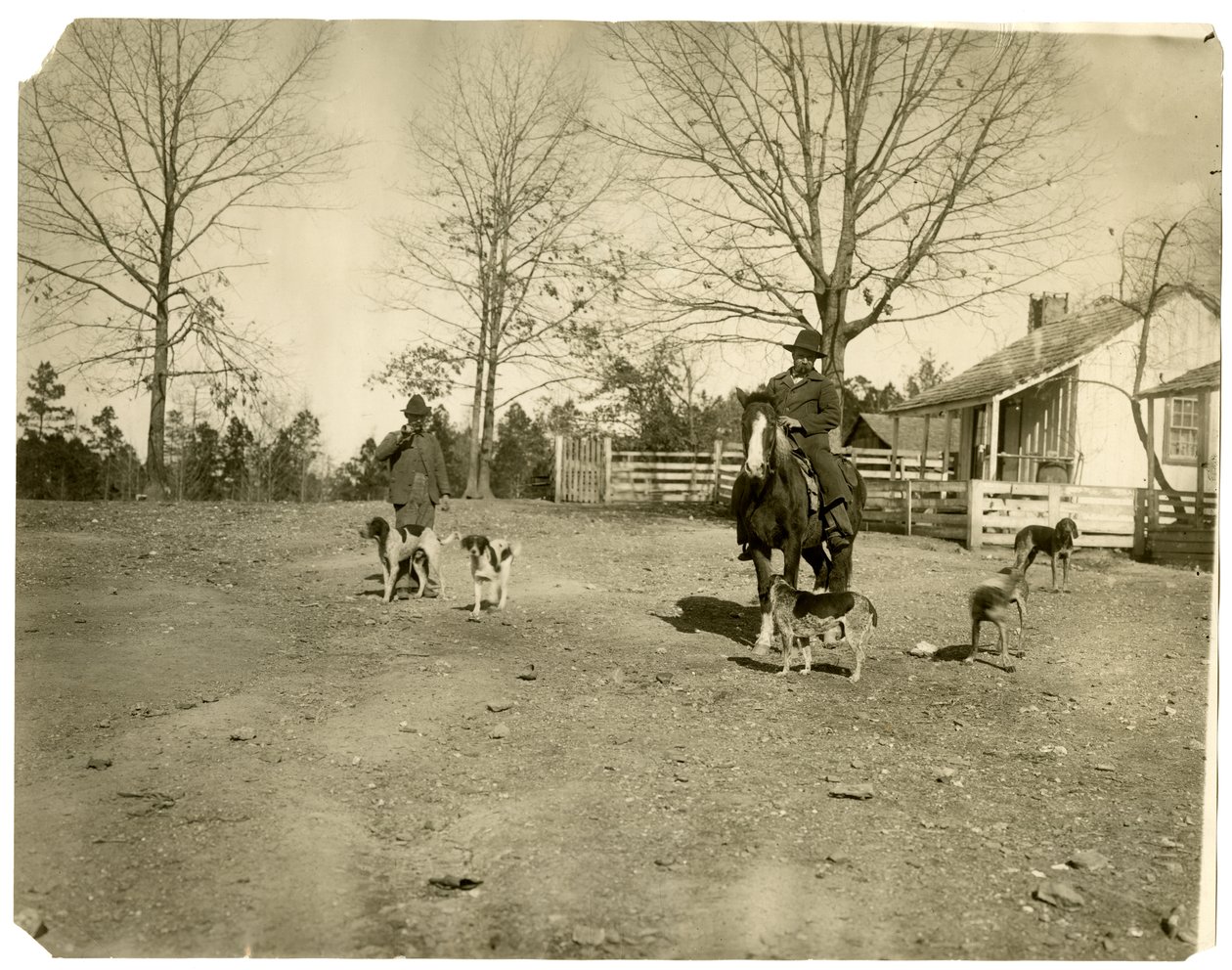 Homme à cheval - Jessie Tarbox Beals
