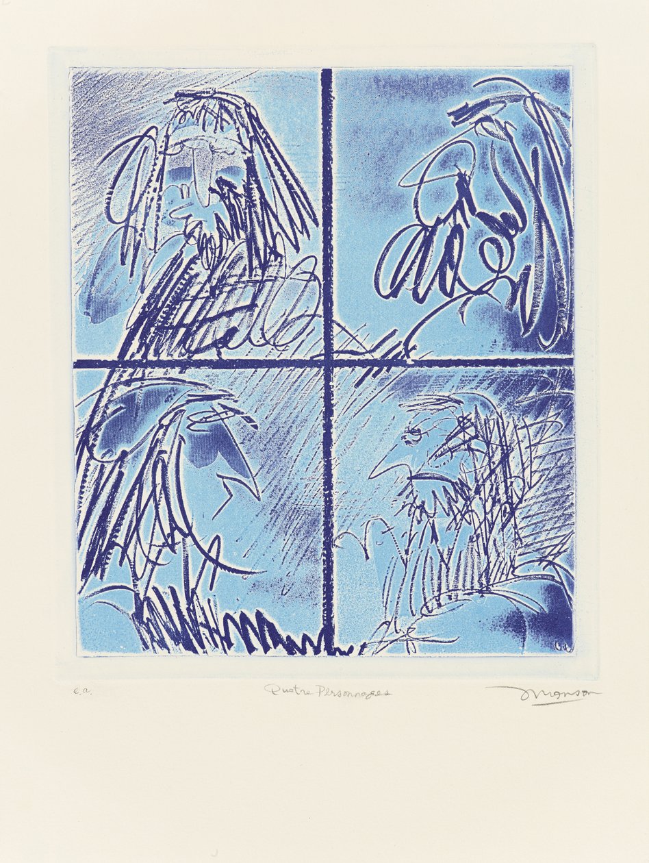 Quatre figures - Jim Monson