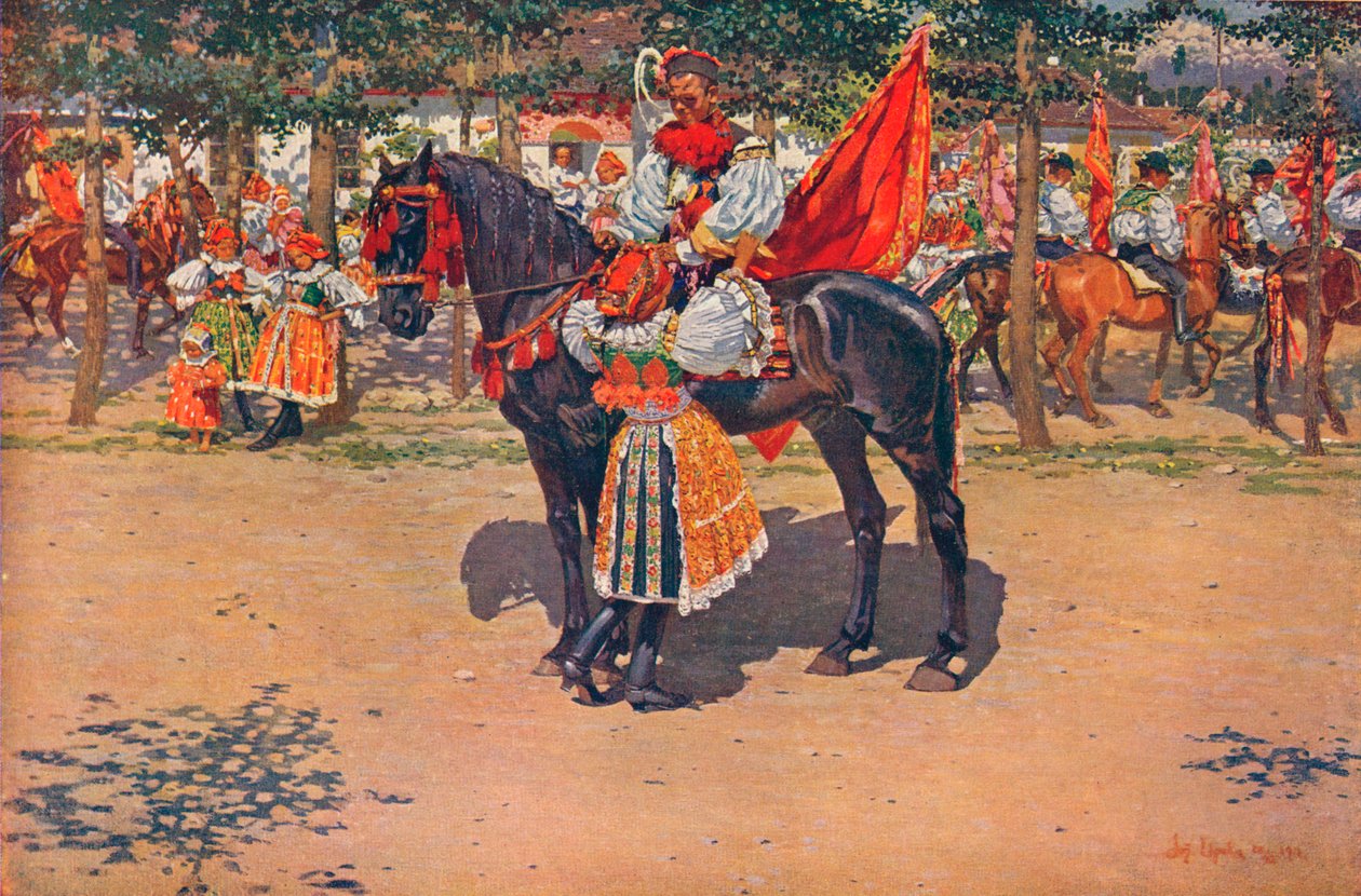 À la fête, 1911 - Joža Uprka