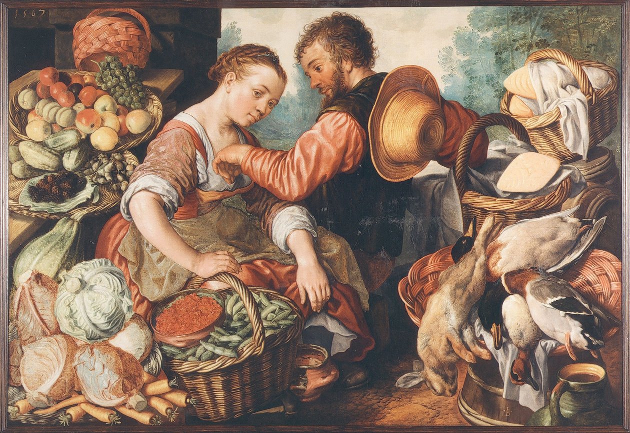 Scène de marché, 1567 - Joachim Beuckelaer