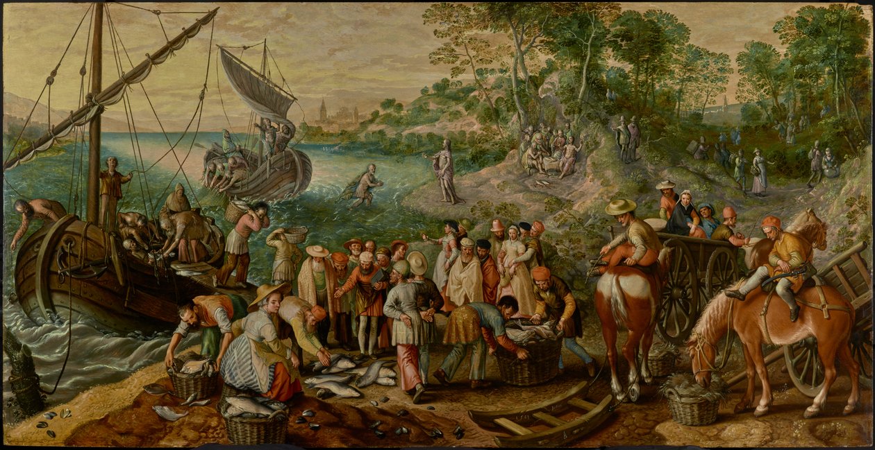 La pêche miraculeuse - Joachim Beuckelaer