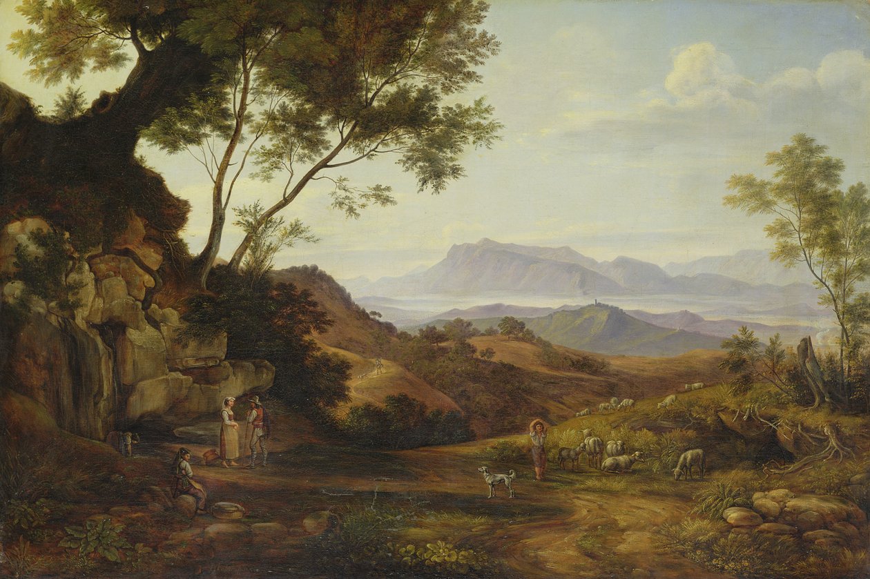 Paysage italien - Joachim Faber
