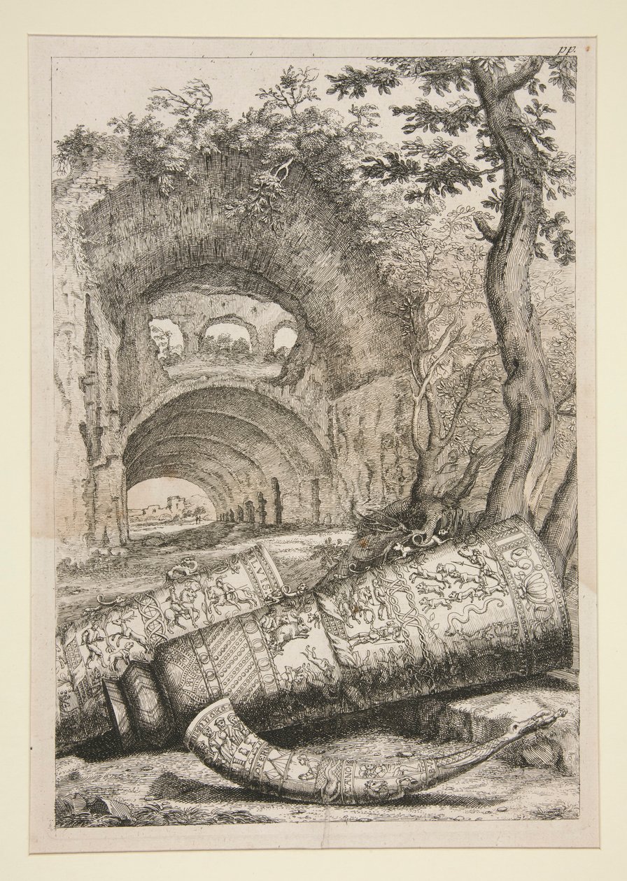 Un cor et deux grands - Joachim von Sandrart