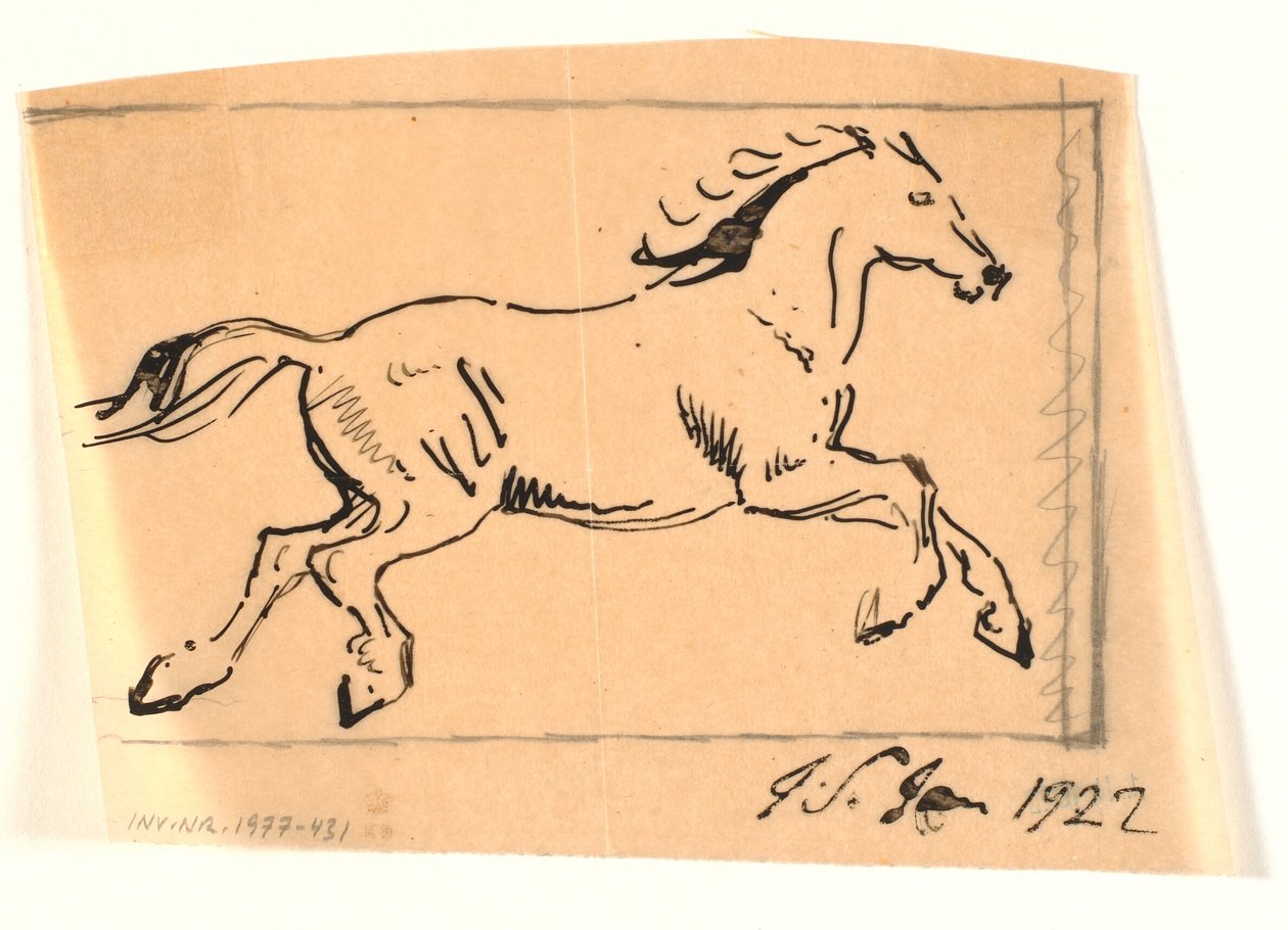 Cheval galopant - Joakim Frederik Skovgaard