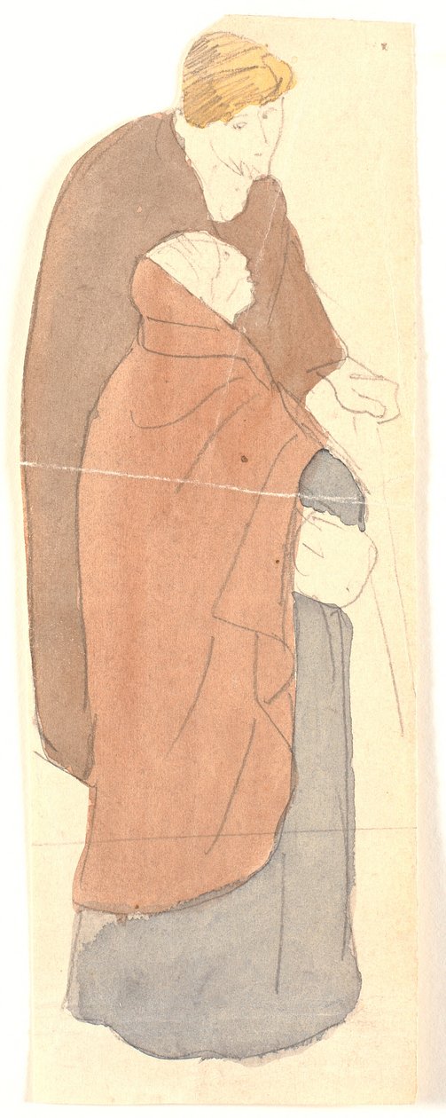 Homme et femme debout - Joakim Frederik Skovgaard