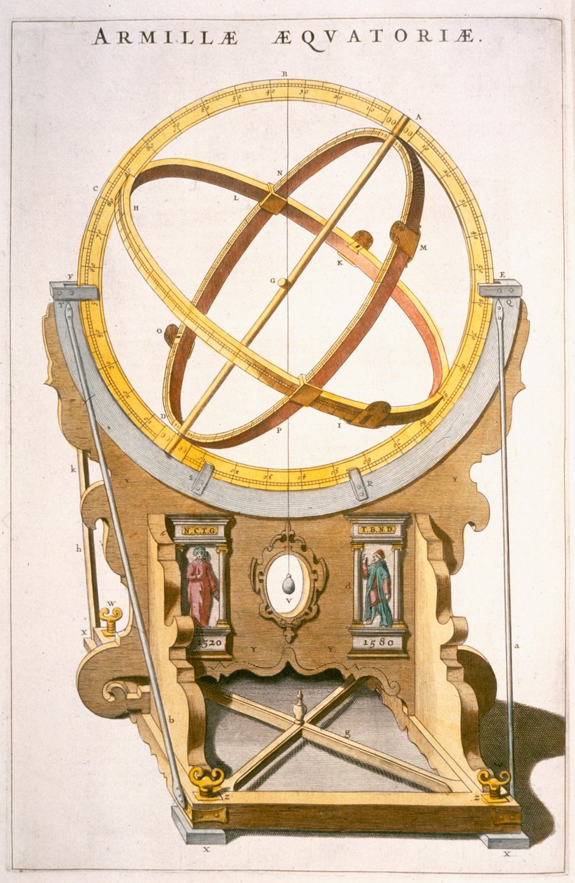 Un planétaire conçu par Tycho Brahe (1546-1601) de l
