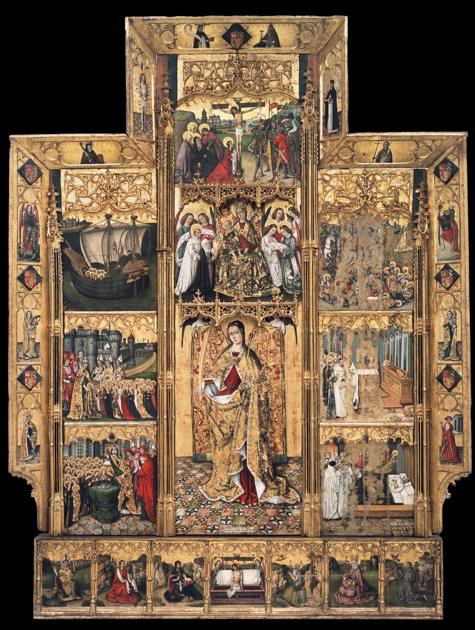 Retable de Sainte Ursule et des Onze Mille Vierges - Joan Reixach