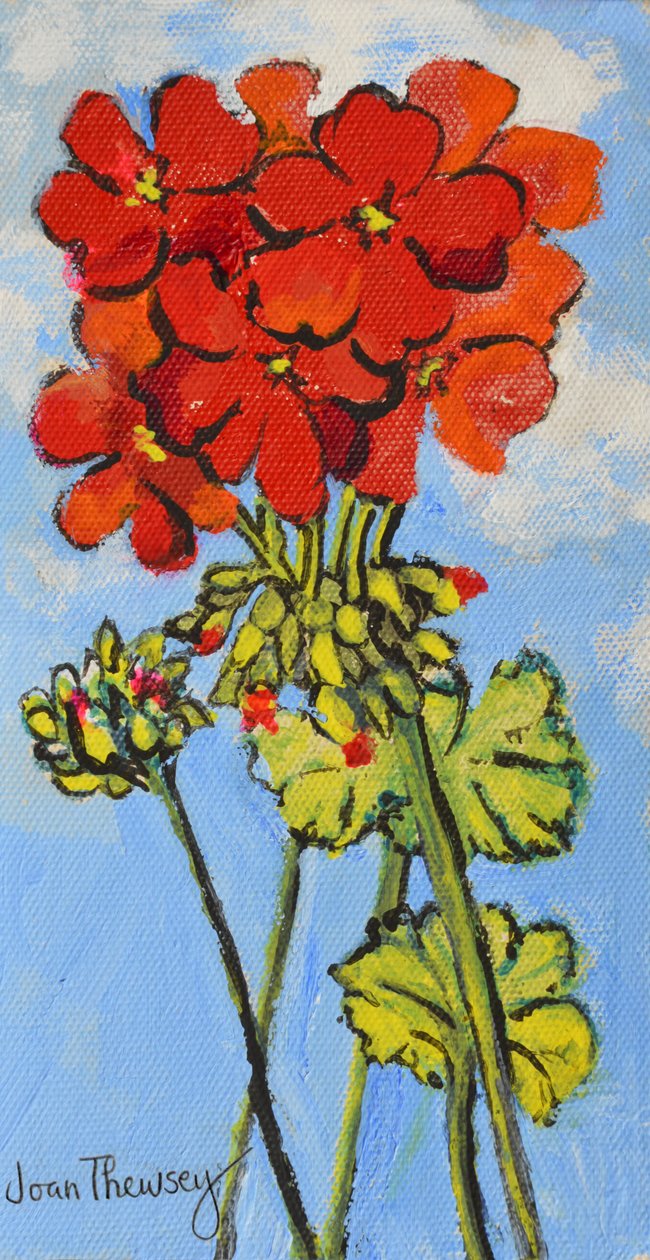 Branche de géranium, 2017 - Joan Thewsey